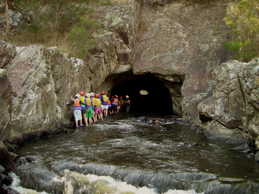 Students on Adventure Hub school camp in the Yarra Valley